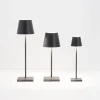 Poldina mini batterilampe / bordlampe, mørkegrå