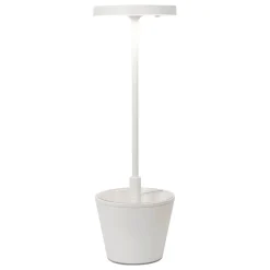 Poldina Reverso batterilampe / bordlampe, hvid