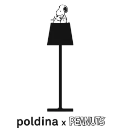 Poldina x Peanuts batterilampe / bordlampe, friends
