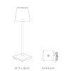 Poldina x Peanuts batterilampe / bordlampe, strip