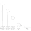 Poldina XXL batterilampe / gulvlampe, hvid
