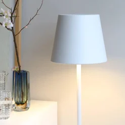 Poldina XXL batterilampe / gulvlampe, hvid