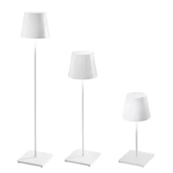 Poldina XXL batterilampe / gulvlampe, hvid