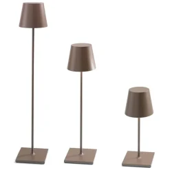 Poldina XXL batterilampe / gulvlampe, corten