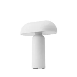 Porta batterilampe / bordlampe, hvid
