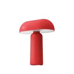 Porta batterilampe / bordlampe, rød