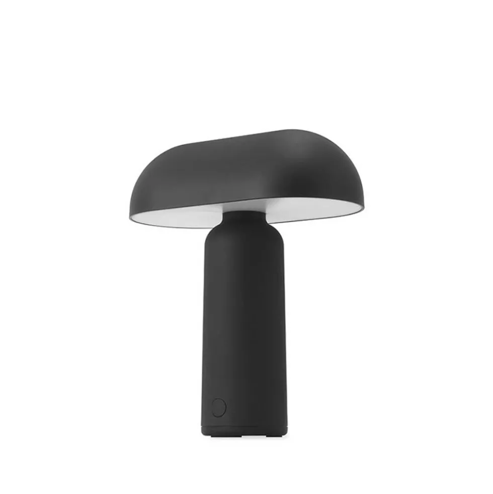 Porta batterilampe / bordlampe, sort