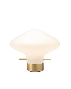 Repose bordlampe 175, messing/opal