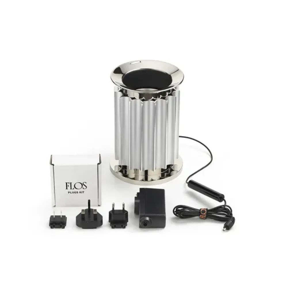 Reservedel: Flos TACCIA SMALL LED base EU/UL/GB, anodiseret sølv