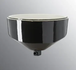 Reservedel: Ifö Loftroset porcelæn Ø110/H61mm, sort, IP20