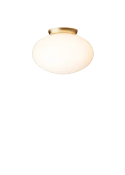 Rizzatto 301 loftlampe, satin brass/opal