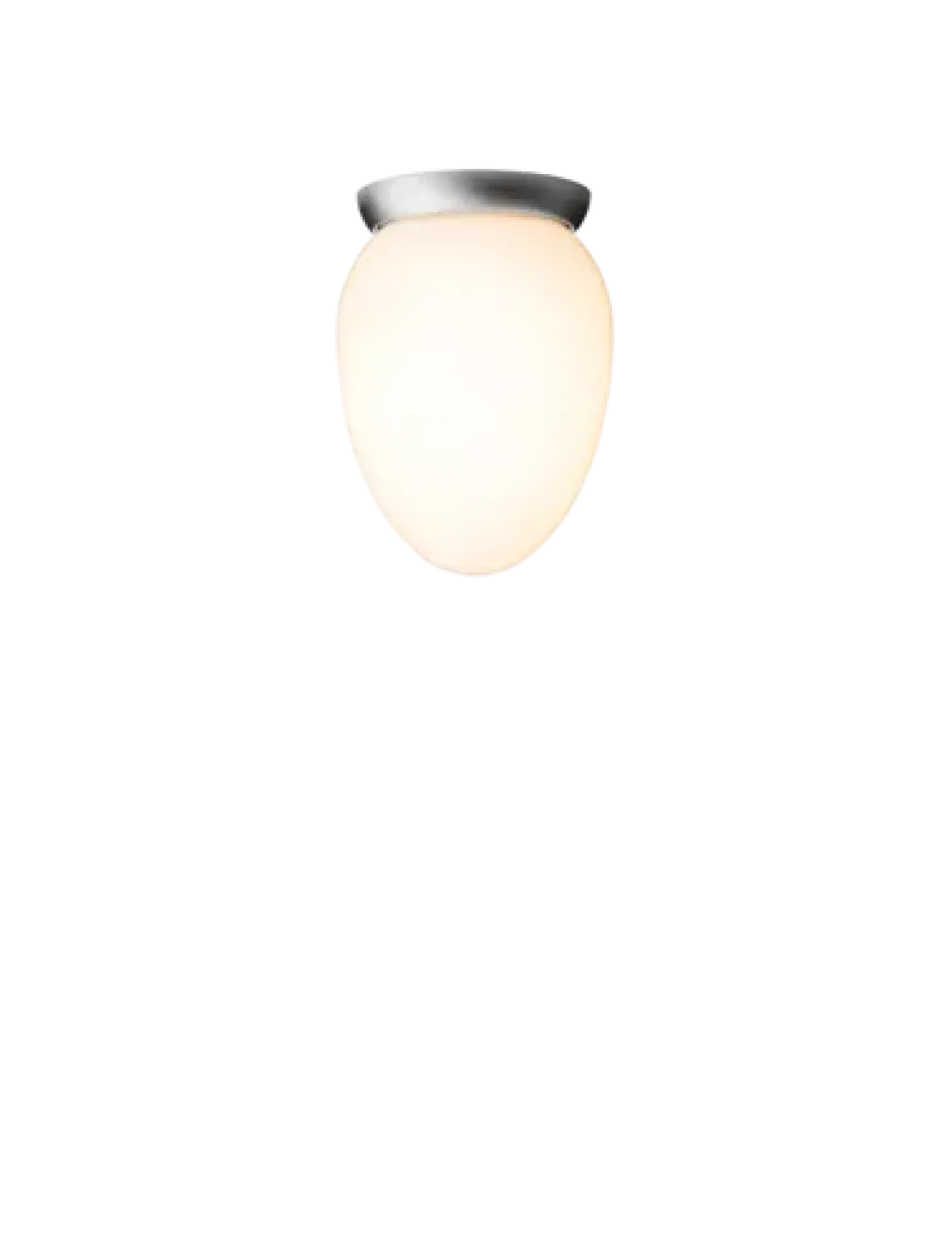 Rizzatto 171 loftlampe, satin silver/opal