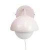 Rose væglampe, mat beige