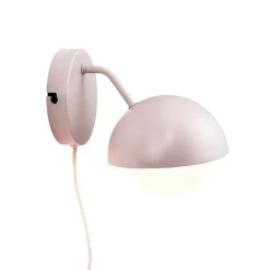 Rose væglampe, mat beige