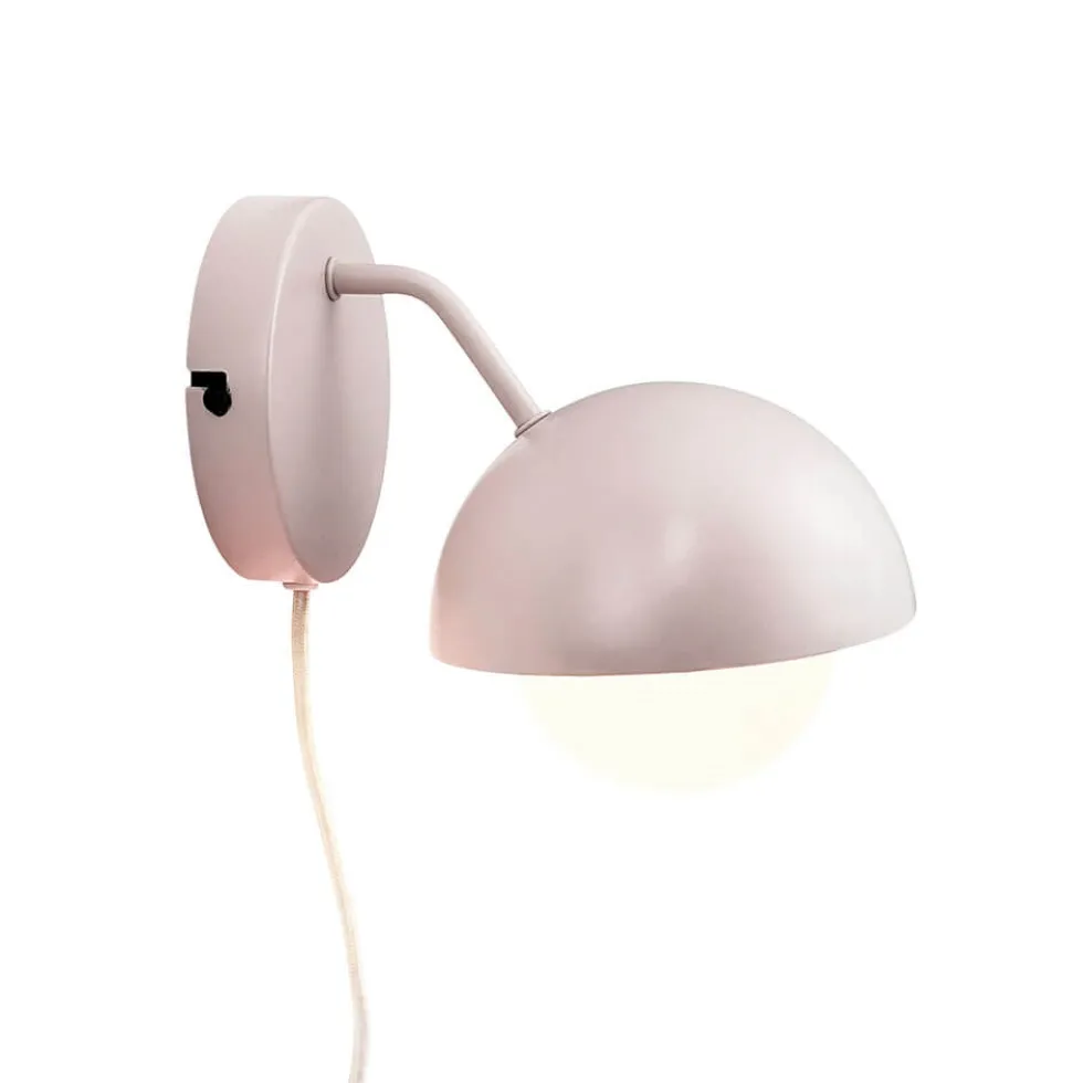Rose væglampe, mat beige