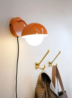 Rose væglampe, orange
