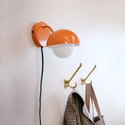 Rose væglampe, orange
