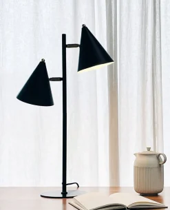 Rouen bordlampe, sort