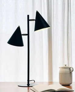 Rouen bordlampe, sort