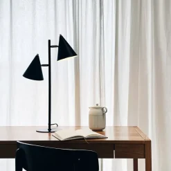 Rouen bordlampe, sort