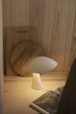 Rumee Portable batterilampe / bordlampe, cloud white