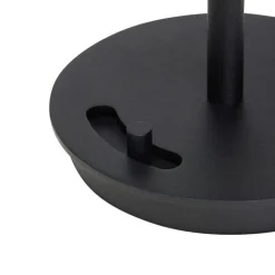 Salon bordlampe / batterilampe, sort