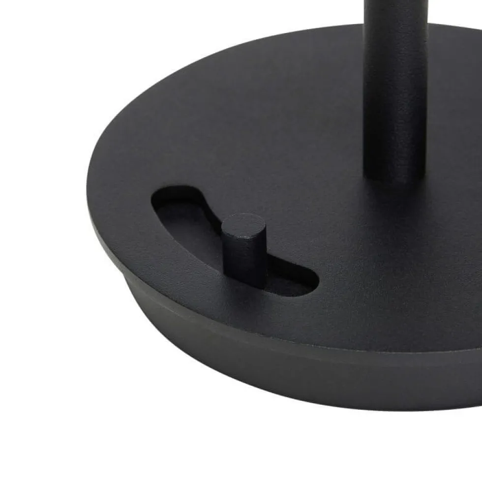 Salon bordlampe / batterilampe, sort