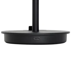 Salon bordlampe / batterilampe, sort