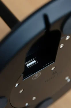 Santé bordstander m/USB, stål