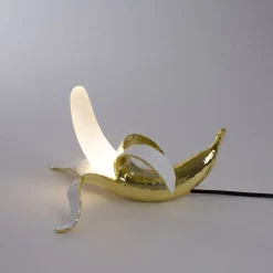 Seletti Banana Lamp, dewey gold