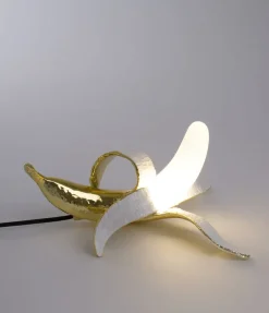 Seletti Banana Lamp, dewey gold