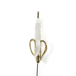 Seletti Banana Lamp, phooey gold