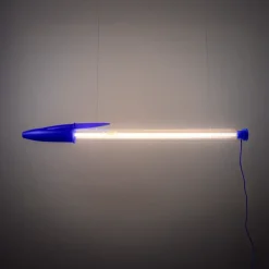Seletti BIC Kuglepen lampe, blå