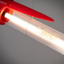Seletti BIC Kuglepen lampe, rød