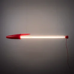 Seletti BIC Kuglepen lampe, rød