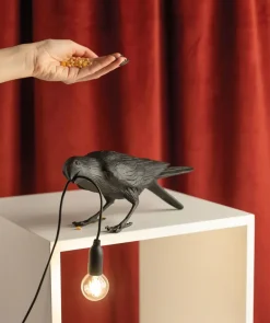 Seletti Bird Playing bordlampe, sort