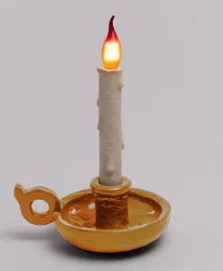 Seletti Bugia stearinlys batterilampe, guld