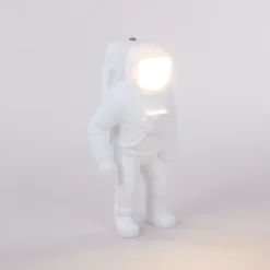 Seletti Flashing Starman batterilampe / bordlampe, hvid