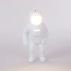 Seletti Flashing Starman batterilampe / bordlampe, hvid