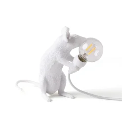 Seletti Mouse bordlampe - Mac sitting m/USB kabel