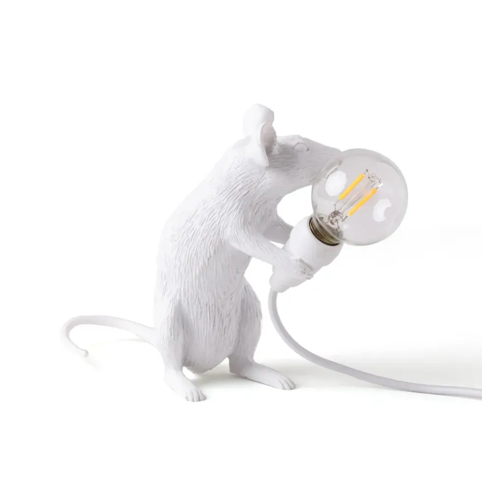 Seletti Mouse bordlampe - Mac sitting m/USB kabel