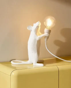 Seletti Mouse bordlampe - Step standing m/USB kabel