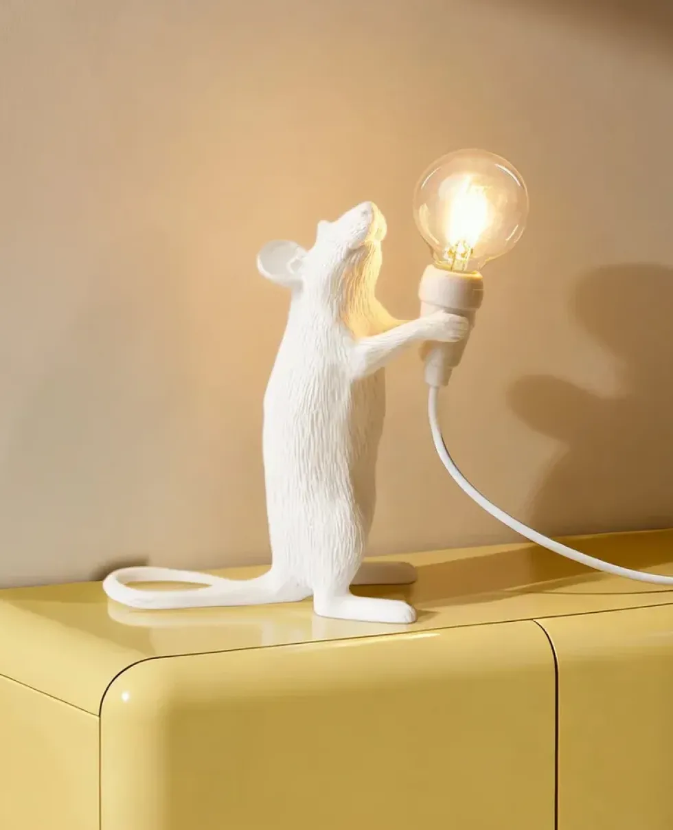 Seletti Mouse bordlampe - Step standing m/USB kabel