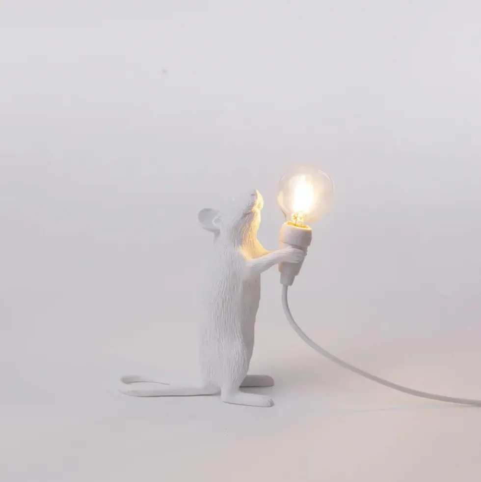 Seletti Mouse bordlampe - Step standing m/USB kabel
