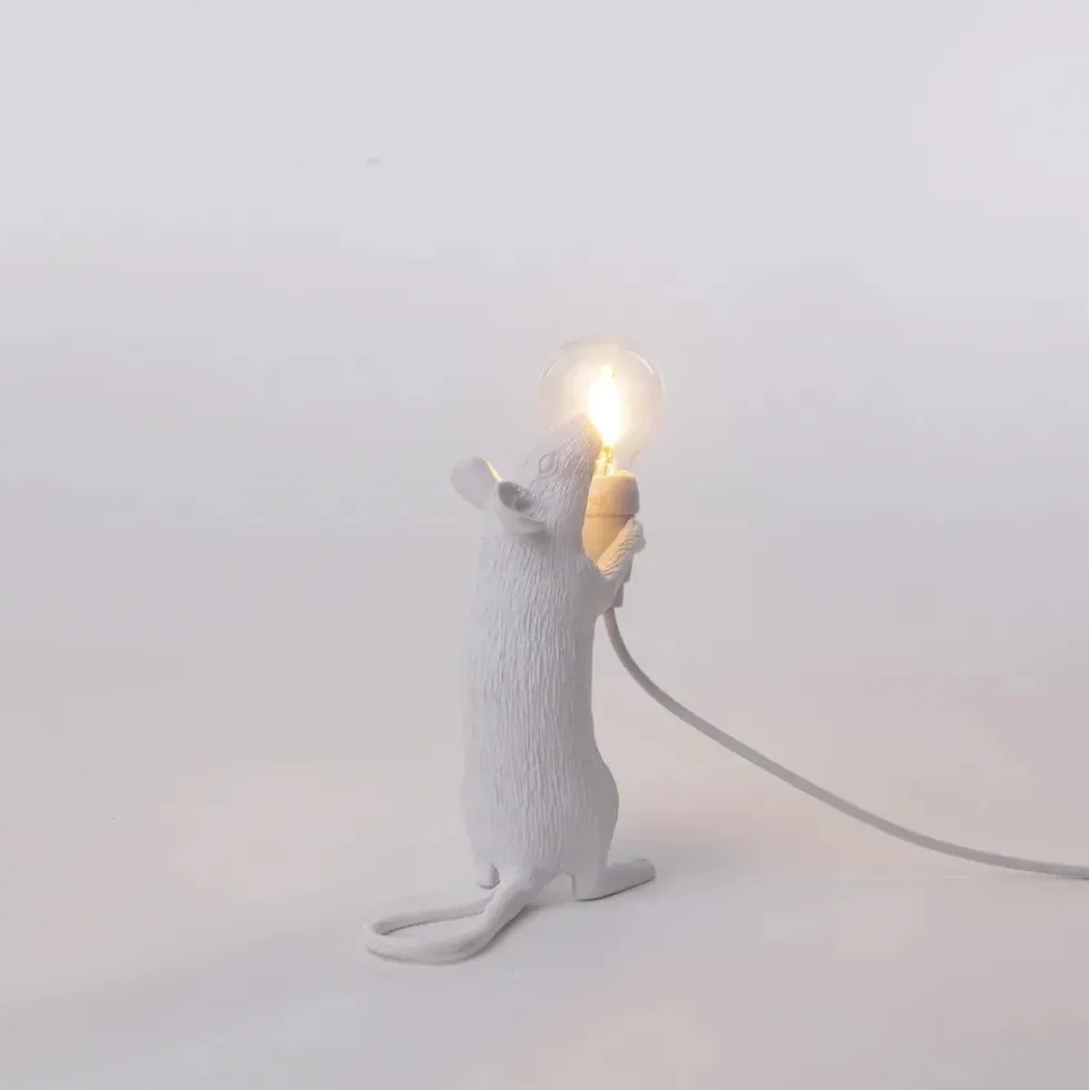 Seletti Mouse bordlampe - Step standing m/USB kabel