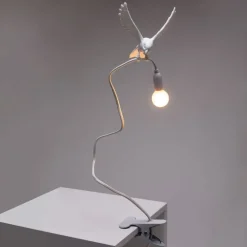 Seletti Sparrow lampe - Landing med klemme