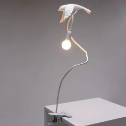 Seletti Sparrow lampe - Taking off med klemme