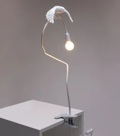 Seletti Sparrow lampe - Taking off med klemme