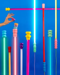 Seletti Superlinea lampe, lilla