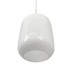 Silvia D15 pendel, opal/messing